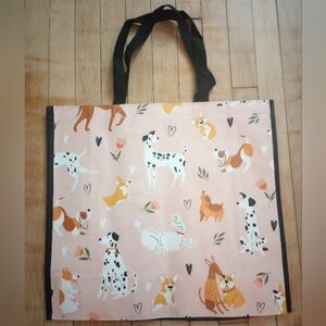 Charming Dog Print Reusable Shopping Tote Bag XL